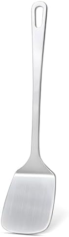 Stainless Steel Spatula, Metal Spatula Solid Turner, Heavy Duty Sturdy Spatulas by Unknown