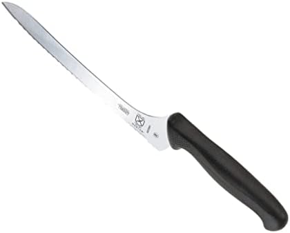 Mercer Culinary M23890 Millennia Black Handle, 9-Inch Offset Wavy Edge - Image 3