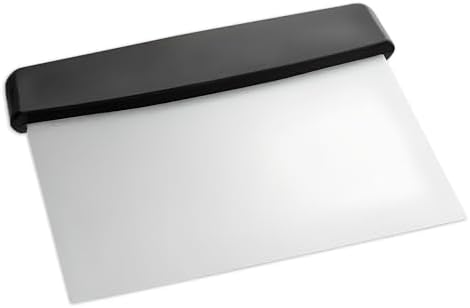 OCS Parts 6-Inch Stainless Steel Black Handle Dough Cutter Bench Scraper by OCSParts