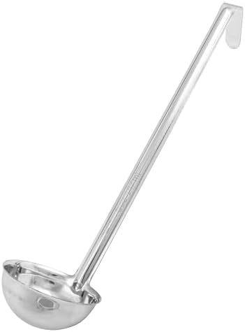Winco 5 oz Red Prime Stainless Steel Ladle Listed by Winco