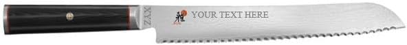 MIYABI Kaizen - 5000DP 9.5-inch Bread Knife - Custom Engraved, Personalized by ZWILLINGUSA