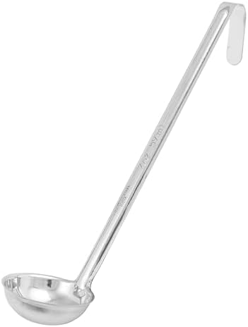 Winco 2 oz Red Prime Stainless Steel Ladle Listed by Winco