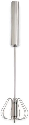 Mrs. Anderson’s Baking Rotary Whisk Hand Blender, Stainless Steel, 10.25-inches by MrsAndersonsBaking