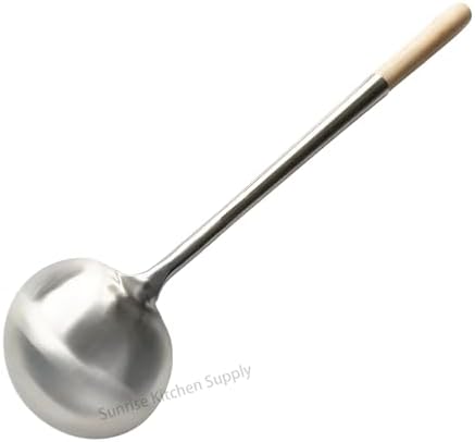 Sunrise Kitchen Supply Commercial Grade Wok Ladle 18" - Image 4