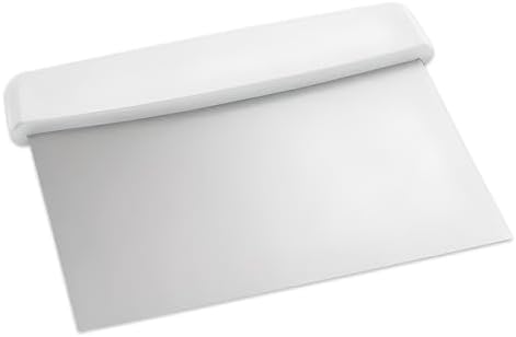 OCS Parts 6-Inch Stainless Steel Dough Cutter Bench Scraper | White Handle by OCSParts