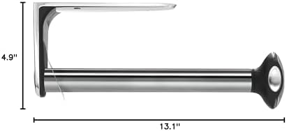 simplehuman Wall Mount Paper Towel Holder, Under-Cabinet or Wall Mounted Rack - Image 6