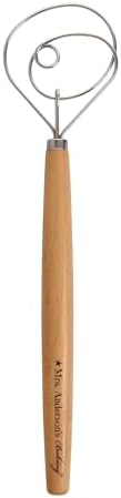 Mrs. Anderson's Baking Dough Whisk 18/8 Stainless Steel Blade by MrsAndersonsBaking