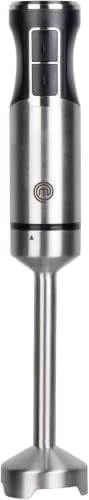 MasterChef Immersion Blender Handheld, Stainless Steel Hand Held Blending Stick by MasterChef