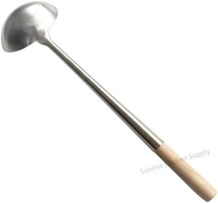 Sunrise Kitchen Supply Commercial Grade Wok Ladle 18.25" - Image 3