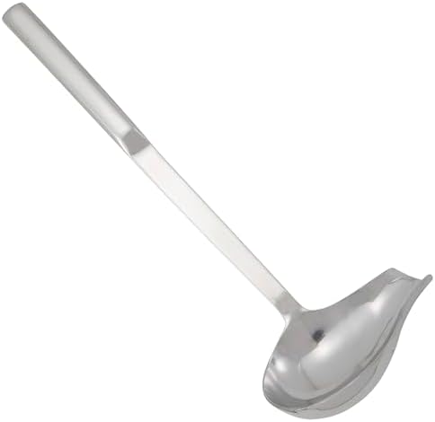 Winco 2 oz Spout Stainless Steel Ladle by Winco