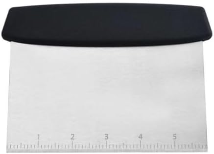 Bench Scraper, Stainless Steel Food Scraper Tool, Dough Scraper and Pastry by FUPUAII