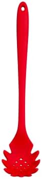 GIR 13-Inch Premium Silicone Spaghetti & Pasta Spoon – Red by GIRGetItRight