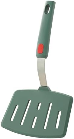 Silicone Wide Pancake Spatula, Slotted Turner by Unknown