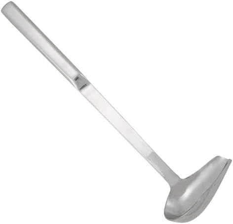 Winco 1 oz Spout Stainless Steel Ladle by Winco