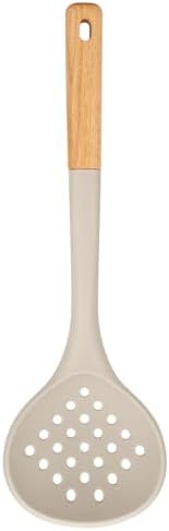 Badiano Silicone Kitchen Ladle Strainer, Large Slotted Spoon by BADIANO