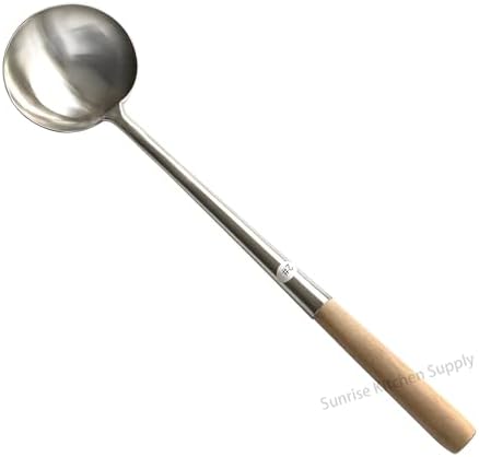 Sunrise Kitchen Supply Commercial Grade Wok Ladle 18" - Image 2