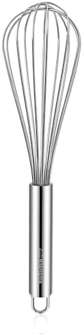 NileHome 1-Pack Stainless Steel Whisk, Kitchen Utensils by NileHome