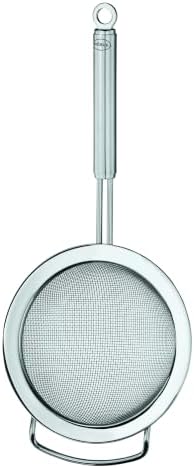 Rösle Stainless Steel Round Handle Kitchen Strainer, Coarse Mesh by Rosle