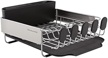 KitchenAid Compact, Space Saving Rust Resistant Dish Rack by Unknown