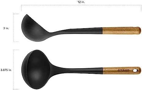 Staub Soup Ladle, Cooking Utensil, Non-Stick Silicone - Image 3