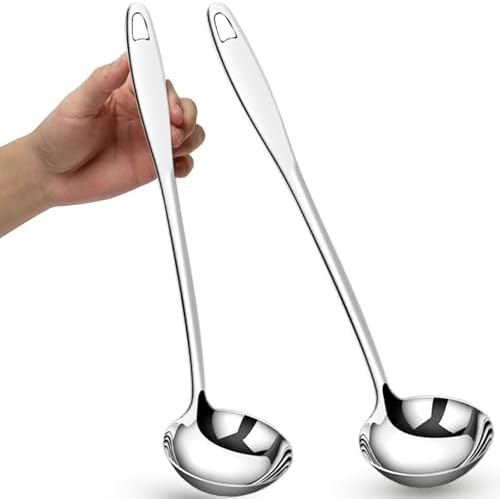 Stainless Steel Soup Ladle, Metal Ladle by Bigwinyep