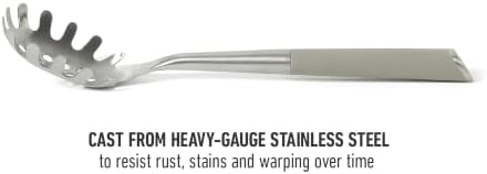 Calphalon Edge Pasta Server, Stainless Steel Pasta Serving Spoon - Image 3