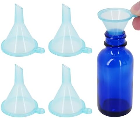 Mini Funnel 4-Pack for Lab Bottles, Sand Art, Essential Oil, Recreational by Unknown