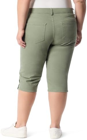 Gloria Vanderbilt Women's Amanda High Rise Skimmer Short Plus - Image 2