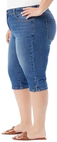 Gloria Vanderbilt Women's Amanda High Rise Skimmer Short Plus - Image 3