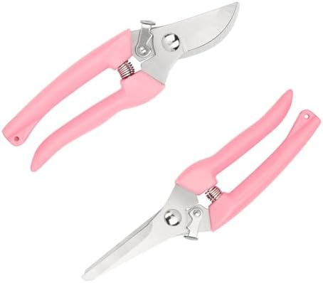 2pcs Garden Flower Shears Pruning Shears 6.9 inches Scissors Lightweight Plant by YYaaloa