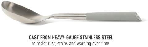 Calphalon Edge Cooking Utensil Spoon, Stainless Steel Kitchen Spoonwith Heat - Image 3