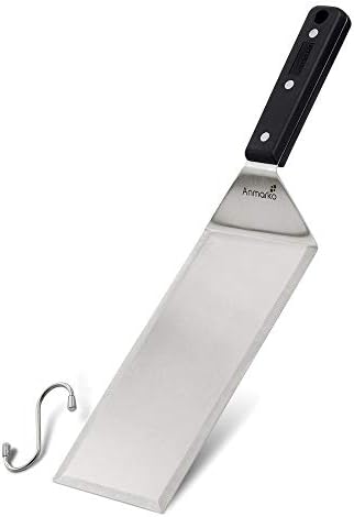 Turner 4x8 Stainless Steel Metal Griddle Spatula by Anmarko