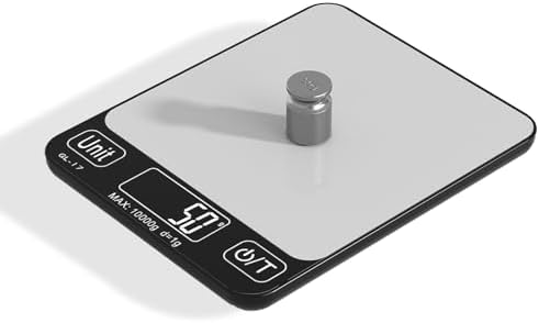 Food Scale Digital, 10kg/22lb Kitchen Scales Weight by SCALEJAZZ
