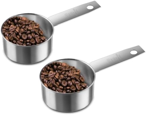2Pcs Stainless Steel Measuring Cup 1/8Cup Metal Cup by Unknown