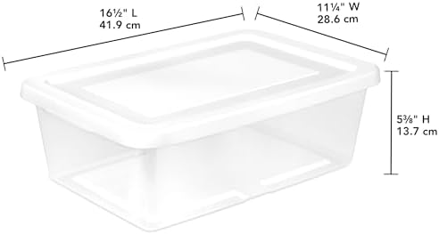 Sterilite Storage Box Stackable Tote, 12 Quart, 24 Pack - Image 3