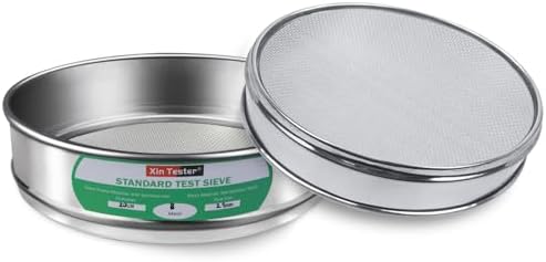 Xin Tester 8 mesh Standard Mesh Lab Sieves Laboratory Sample Test Analysis - Image 5