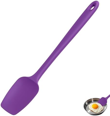 U-Taste 14" Long Silicone Spoonula, 600°F High Temp Spoon Spatula by U-Taste
