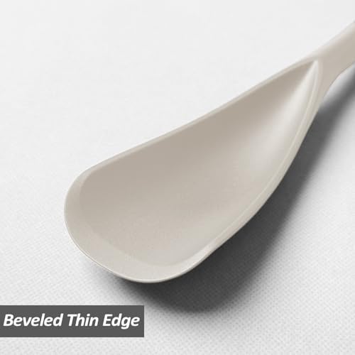 Vovoly Cooking Spoons, Nonstick Silicone Spatula Spoon - Image 4