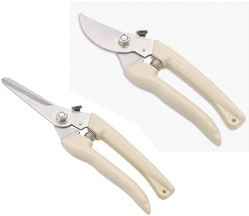 Garden Flower Shears Pruning Shears 6.9 inches Straight and Bypass Scissors by YYaaloa