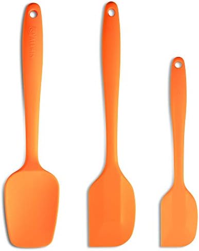 3-Piece Silicone Spatula Set, 600°F Heat Resistant by ALLWIN-HOUSEWARE