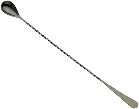 Barfly Bar Spoon, Standard 13 3/16", Gun Metal Black by BarflybyMercer