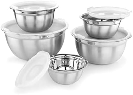 AVADOR Premium Stainless Steel Mixing Bowls by AVADOR