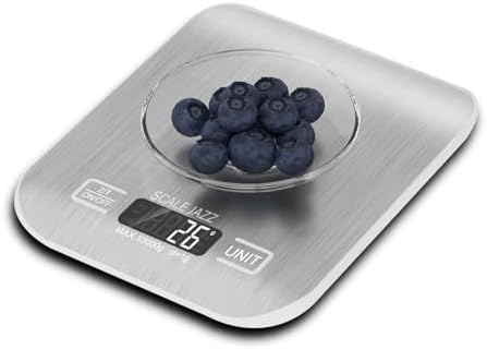 Mini Digital Scale 10kg/22lb, Kitchen Scale, Food Scale, Coffee Scale, Auto Off by SCALEJAZZ