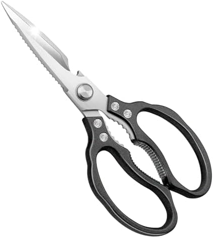 CGBE Kitchen Scissors All Purpose Heavy Duty, Ultra Sharp Stainless Steel by CGBE