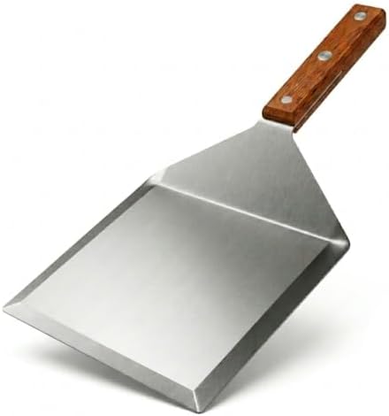 Extra Wide Spatula with Beveled Edges, Oversized Stainless-Steel Spatula with by Homistyles