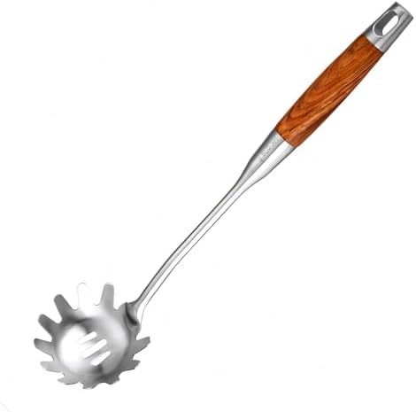 Spaghetti Spoon Stainless Steel, Metal Pasta Spoon by Unknown