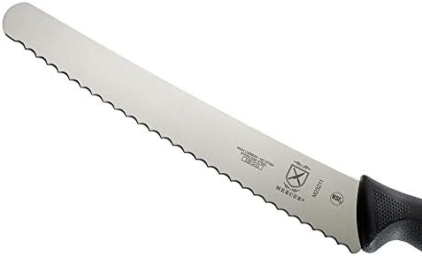 Mercer Culinary M23211 Millennia Black Handle, 10-Inch Left Handed Wavy Edge - Image 3