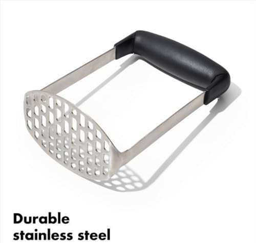OXO Good Grips Stainless Steel Smooth Potato Masher - Image 4