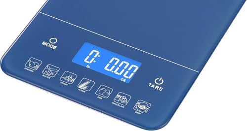 Ozeri Touch III 22 lbs Digital Kitchen Scale, in Tempered Glass - Image 3