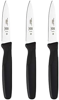 Mercer Culinary M23903 Millennia Black Handle, 3-Inch Slim Paring Knives - Image 2